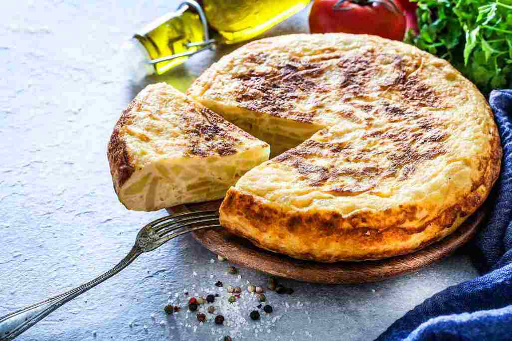 Tortilla, patatas, cebolla, española, comida, huevo, receta