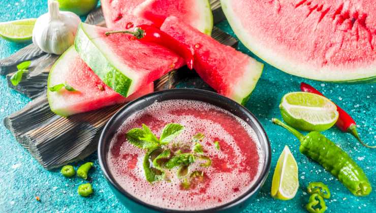 gazpacho sandia recetas 