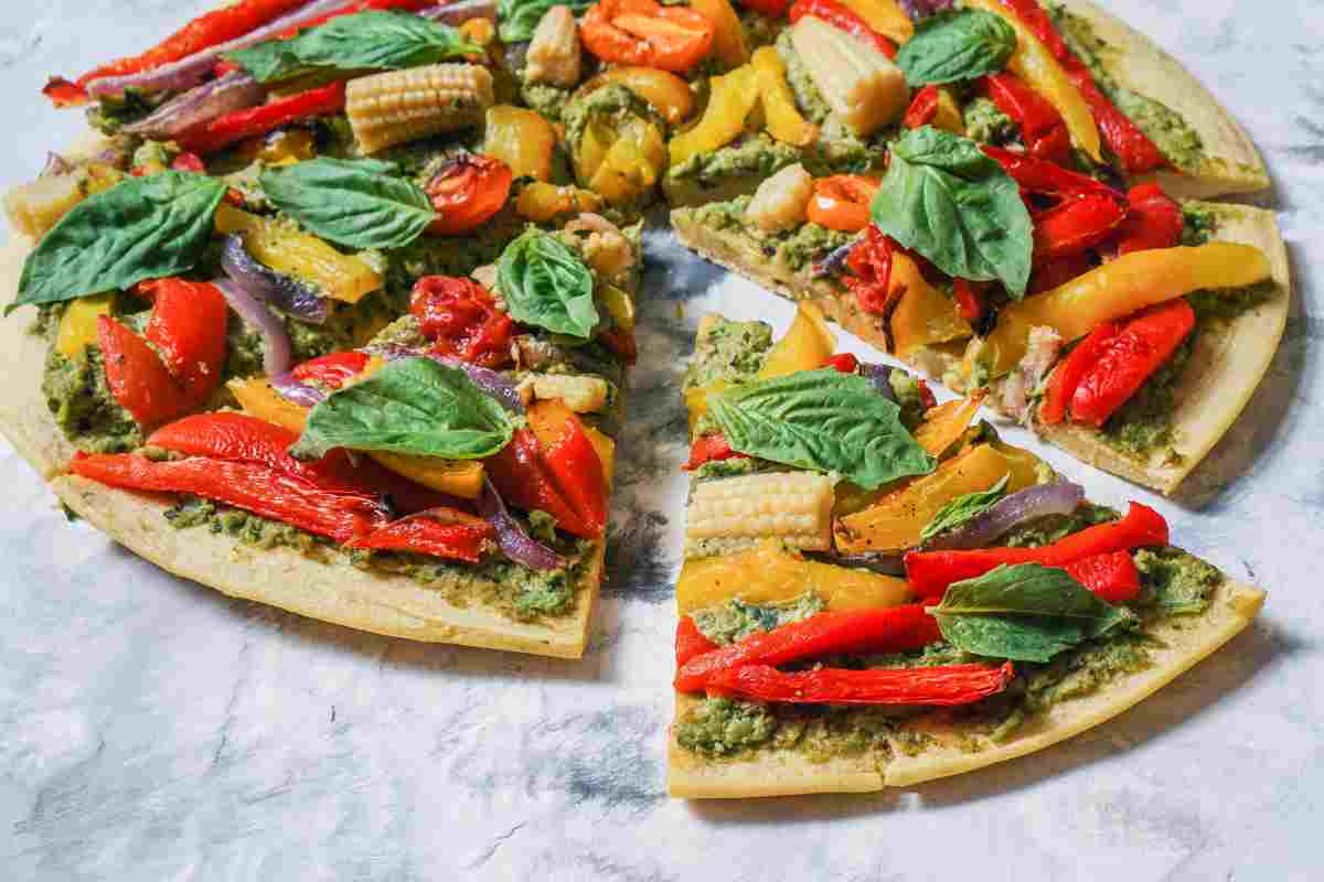 pizza veggie recetas fit