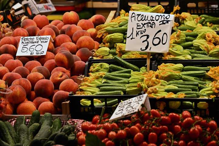 Alimentos en la antidieta.