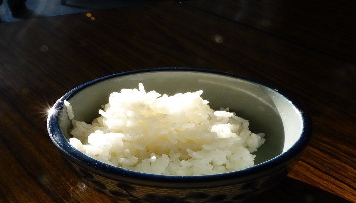 Plato arroz blanco