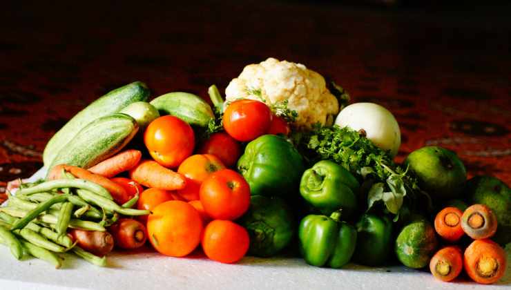 Verduras en la dieta blanda