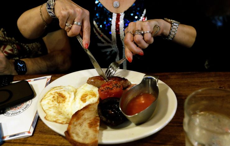 Desayuno inglés, una de las opciones menos sanas.